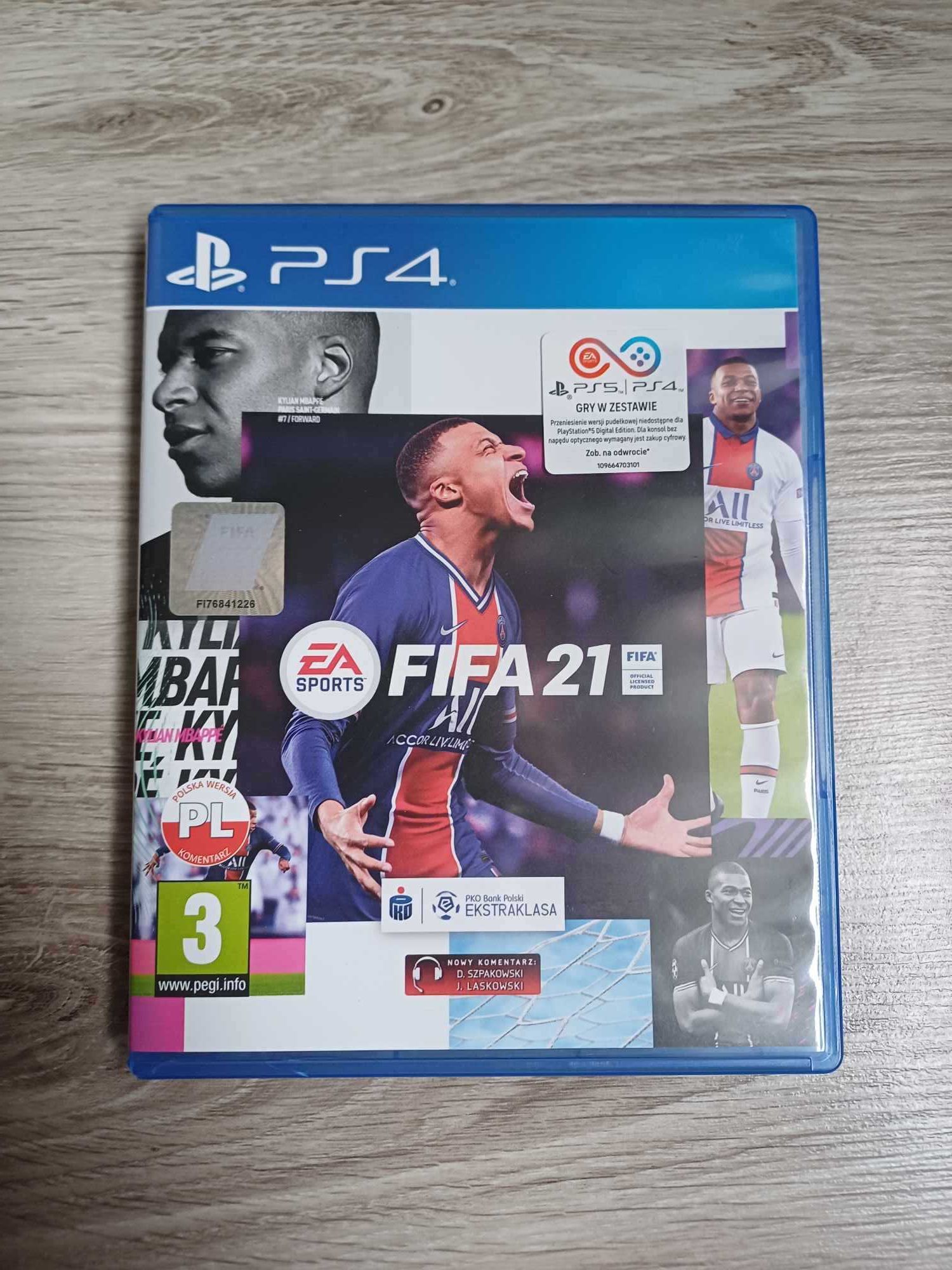 Gra FIFA 21 na konsolę PS4