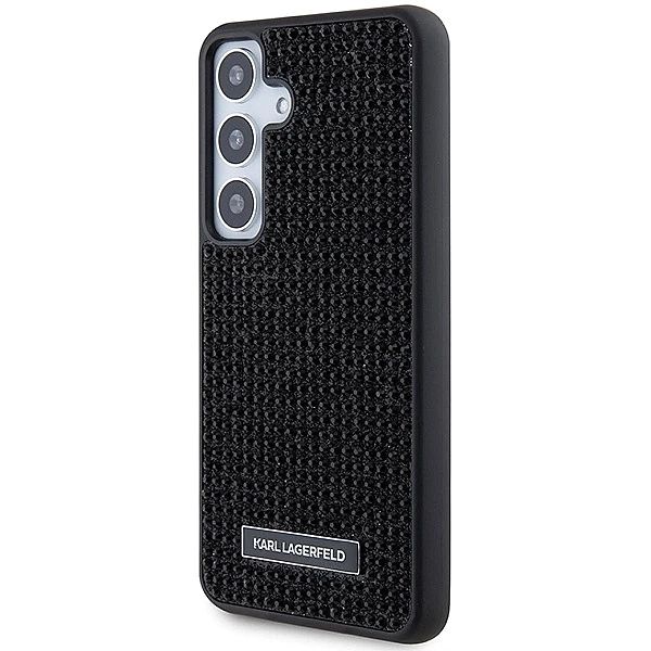 Etui Karl Lagerfeld Rhinestone Metal Logo na Samsung Galaxy S24+ - cza
