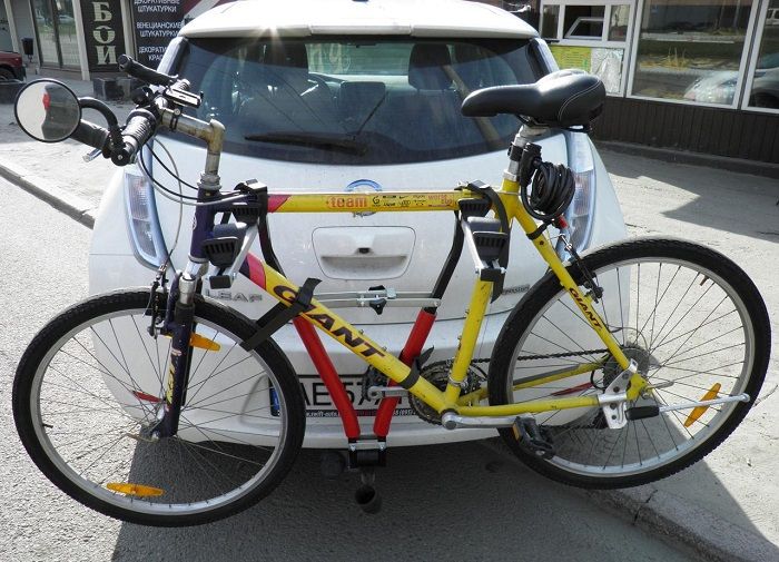 Велокріплення Kenguru на фаркоп авто для велосипедів підвісне як Thule