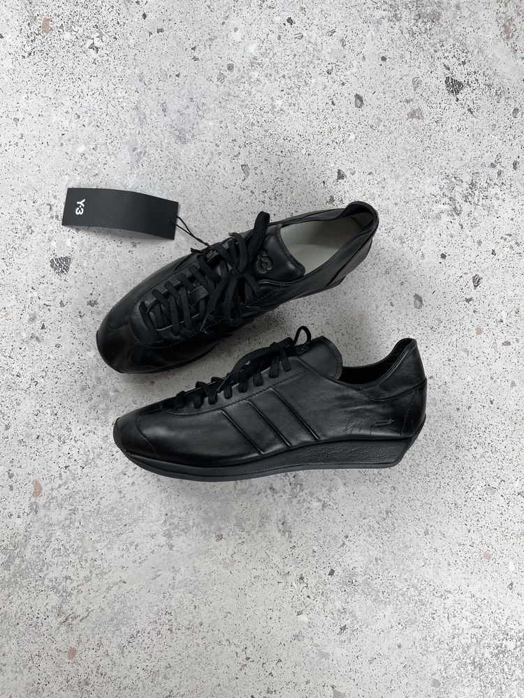 Adidas y-3 yohji yamamoto country triple black кросовки оригінал