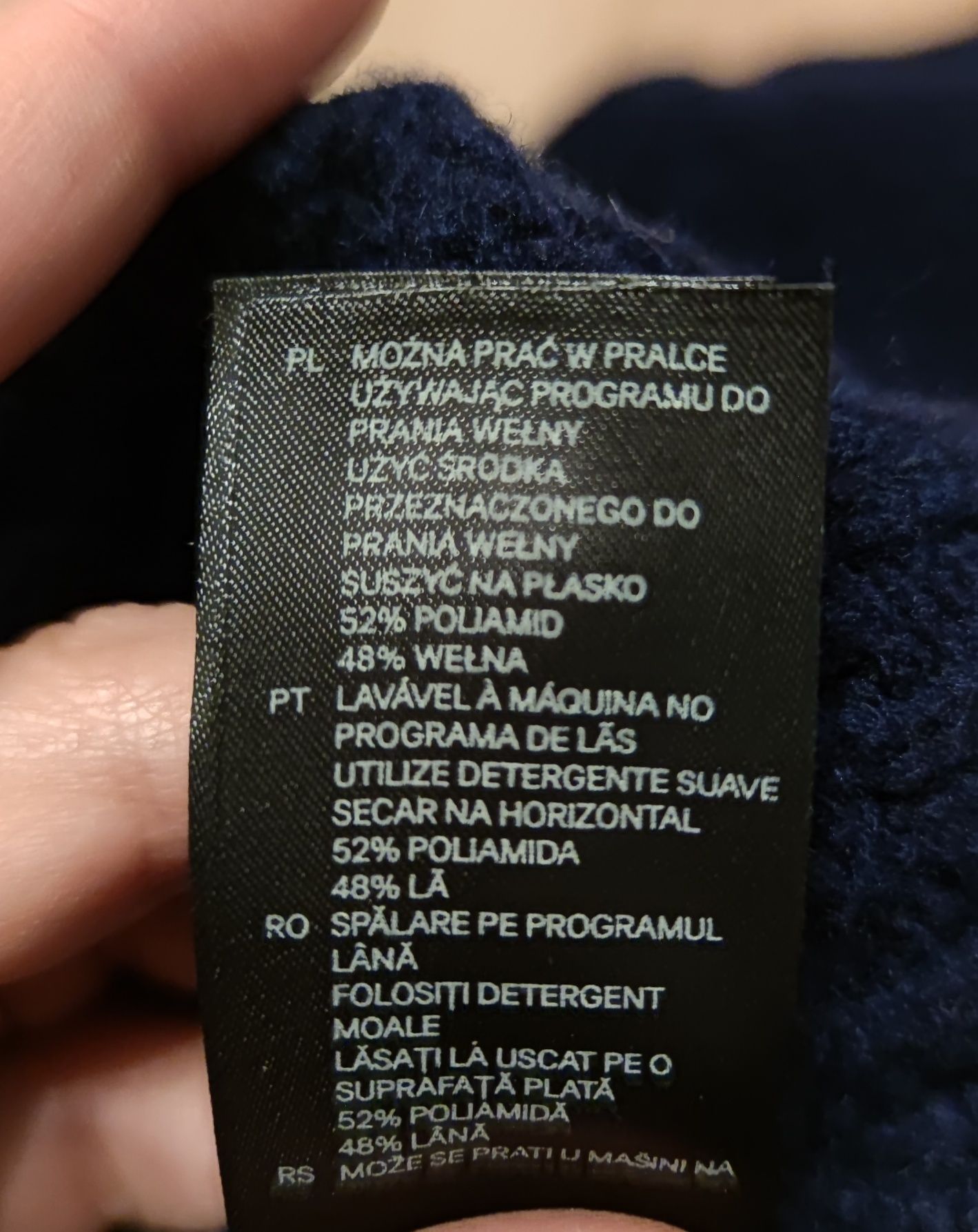Męski sweter wełna H&M rozmiar xl