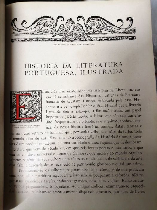 História da Literatura Portuguesa Ilustrada - Completa (IV volumes)