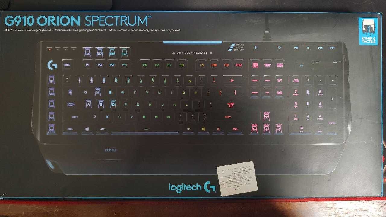 Клавиатура проводная механическая Logitech G910 Orion Spectrum USB