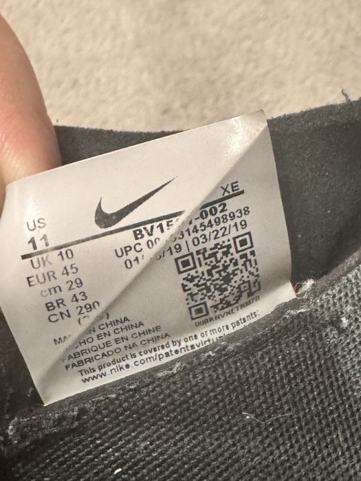 Кросівки Nike React Element 55 Black Reflect 45р 29см оригінал