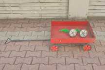Wózek metalowy dla dziecka
