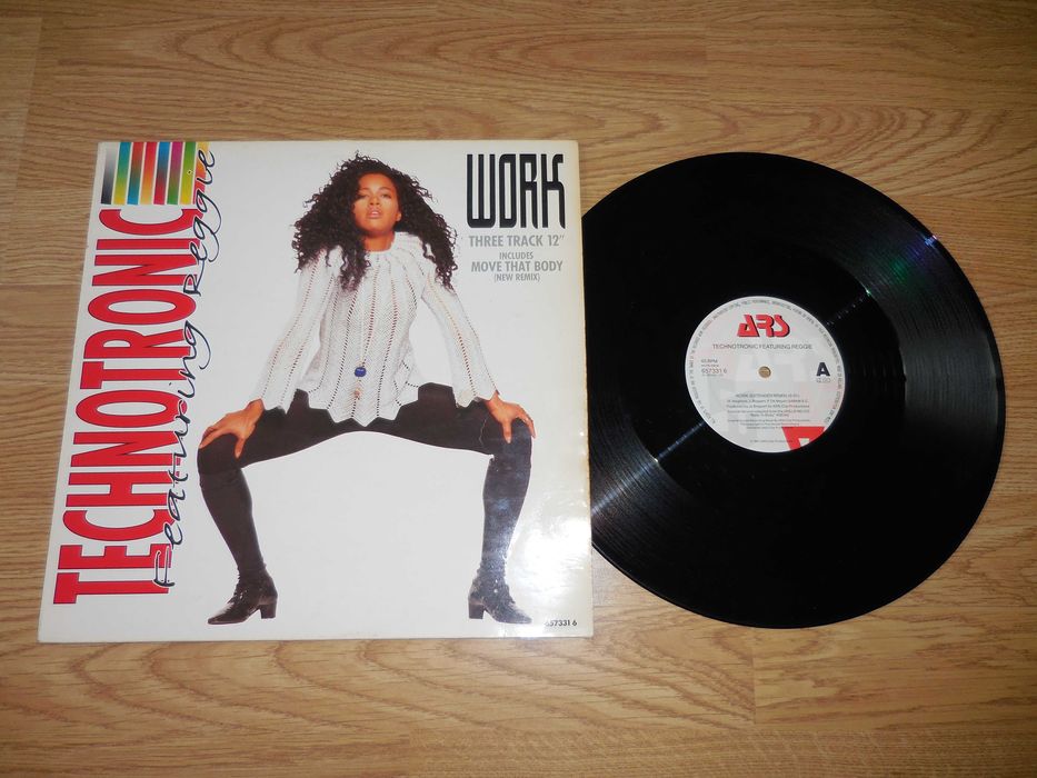 TECHNOTRONIC feat. REGGIE 'Work'. - MAXI - winylowy