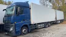 Mercedes-Benz Actros  TANDEM przejazdowy chłodnia