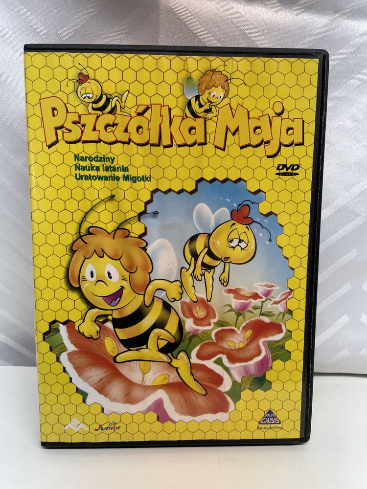 Zestaw 3 bajek dla dzieci DVD - Maja, Dinozaury, Simsala Grimm