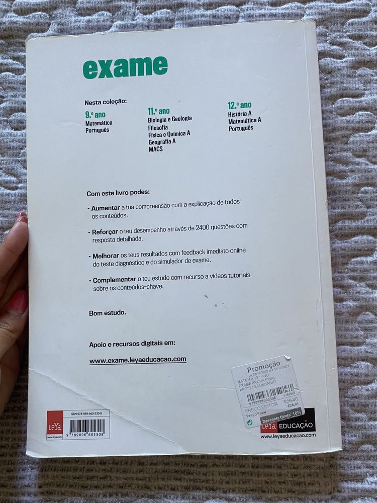 Livro preparação exame de matemática 12ºano