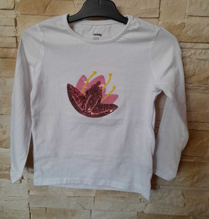 Bluzka na długi rękaw roz. 122