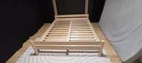Drewniane łóżko ze stelażem 160x200