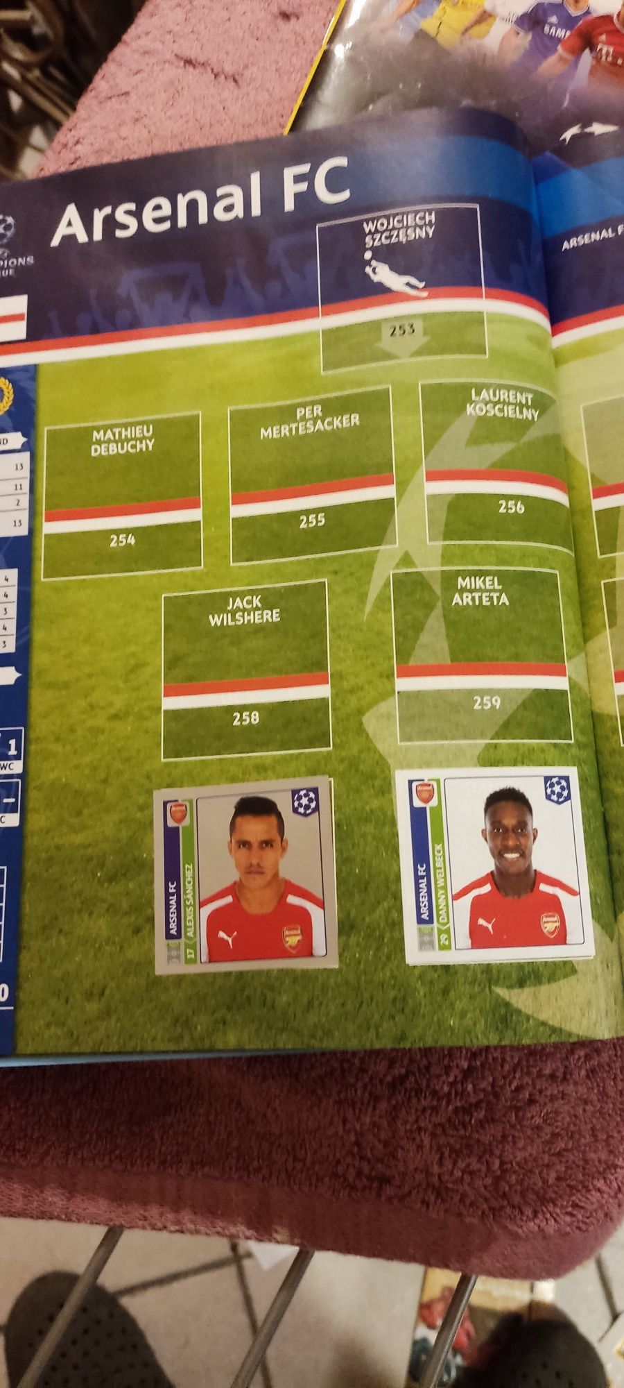 Katalog Liga mistrzów panini