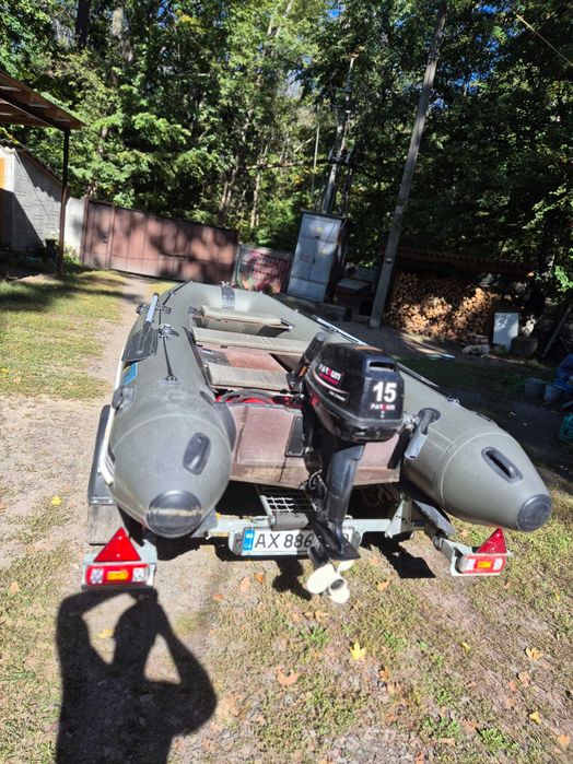 Човен Omega 360КU +мотор 15 к.с.