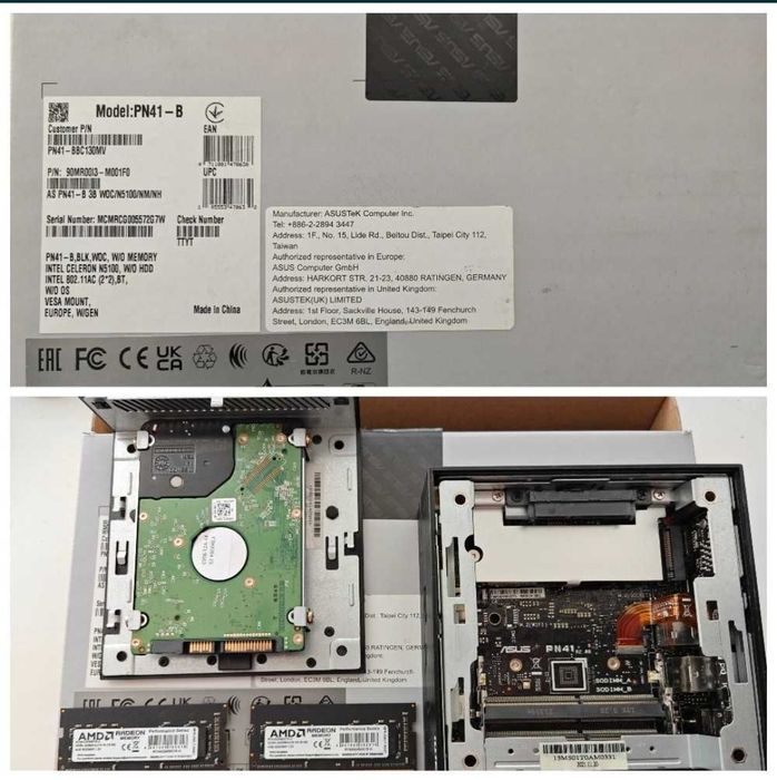 мини ПК Asus pn41 почти новый