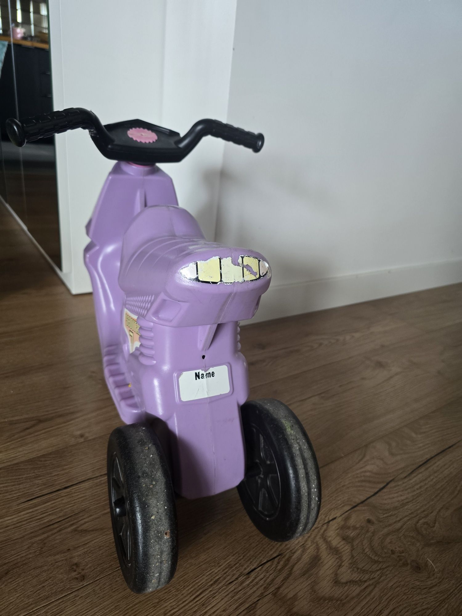 Jeździk motorek trójkołowy