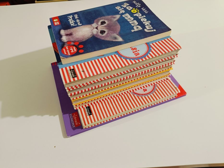Zestaw 8 szt książek Basia oraz zaopiekuj się mną