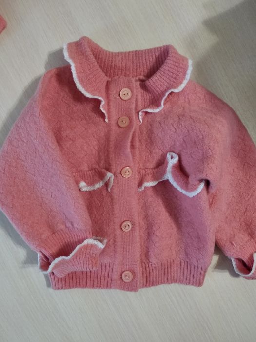 Детская шерстяная кофта / теплая кофта для девочки