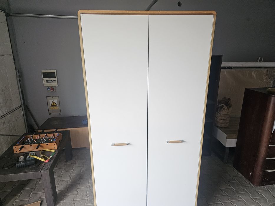 Szafa biała nowoczesna 94cm x 196cmH