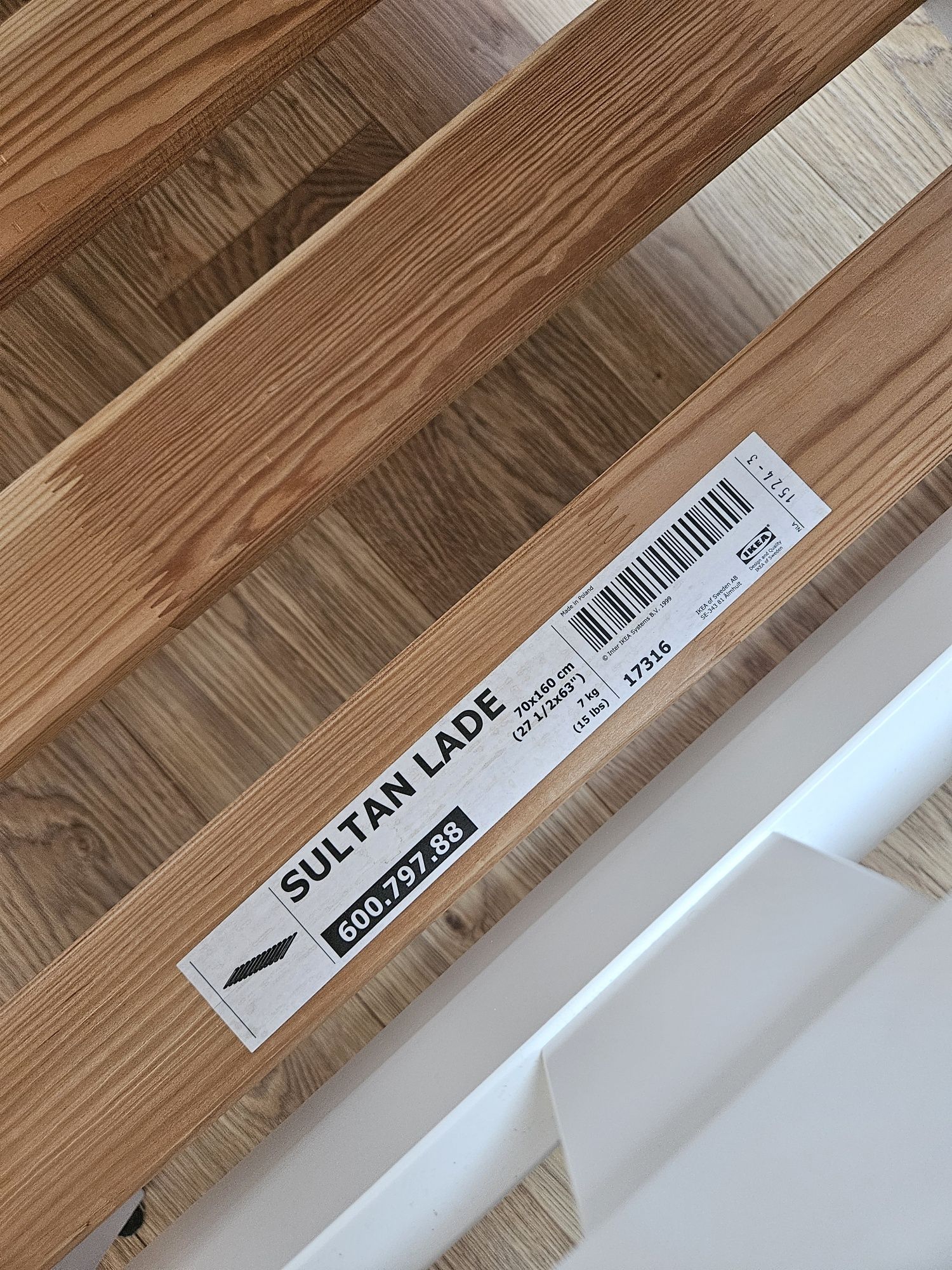 Łóżko dziecięce Ikea Sultan Lade 70x160 z materacem