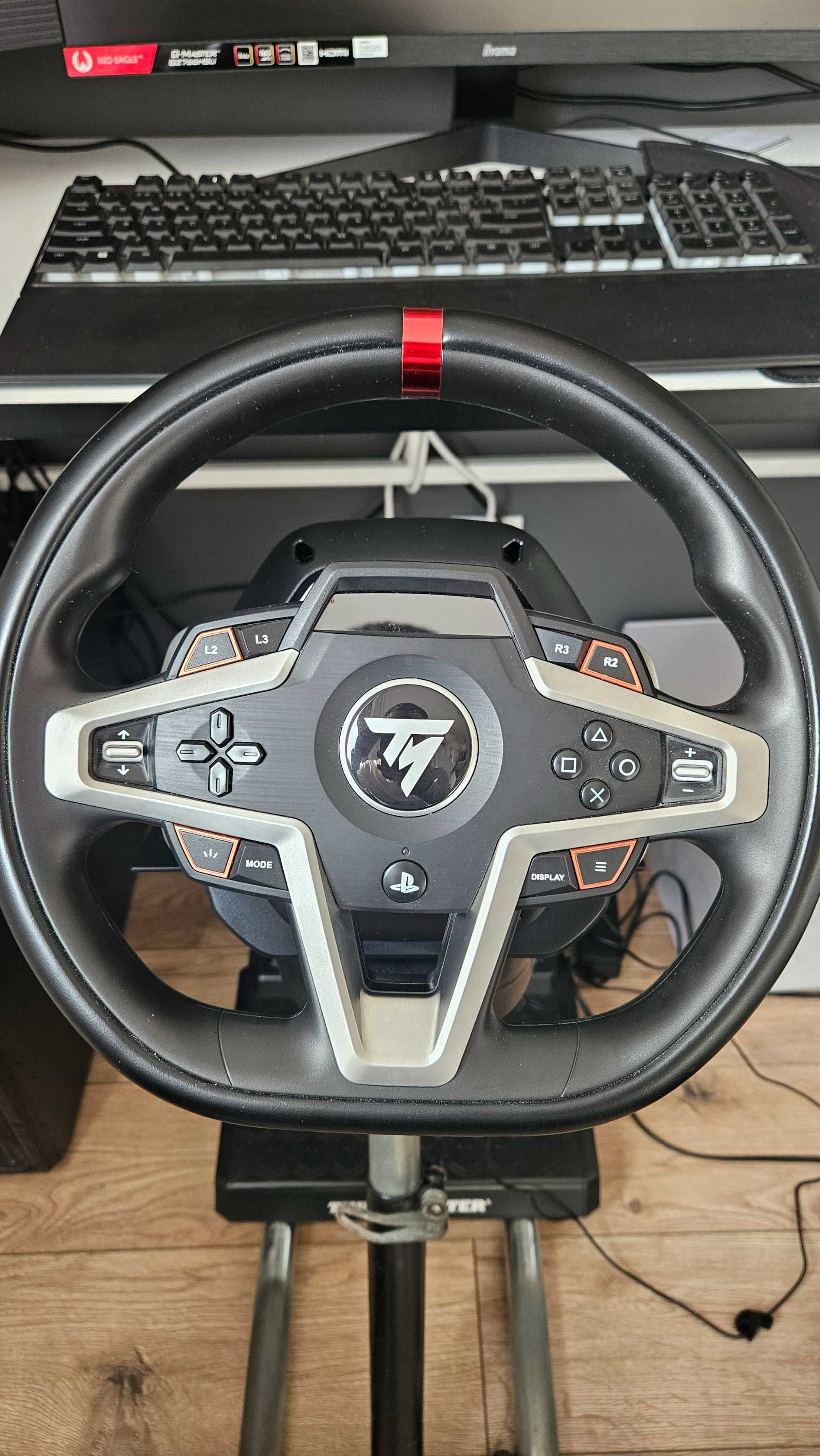 Thrustmaster T248, pedały, stojak, pudełko