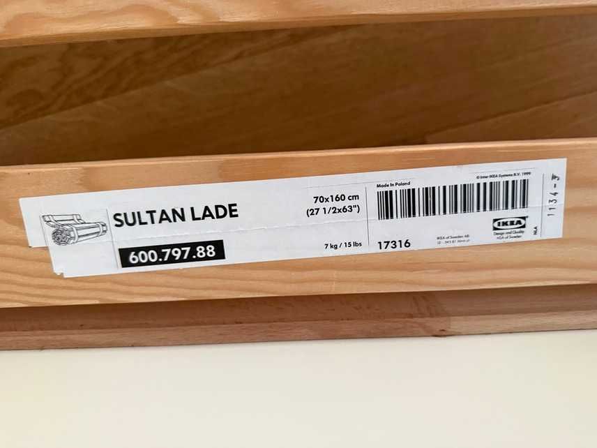 Łóżko IKEA SNIGLAR - rama z dnem z listew