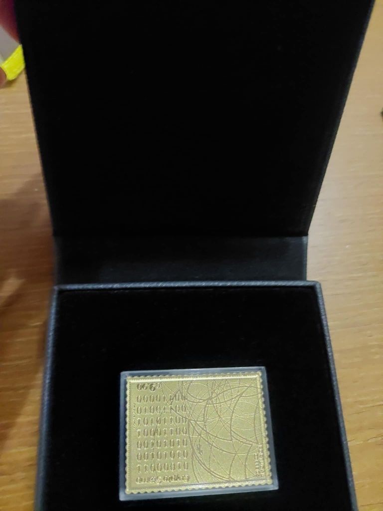 CRYPTOSTAMP selo de ouro