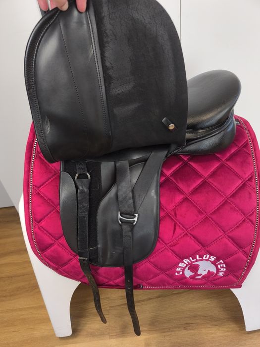 17,5 cali Thorowgood T8 ujeżdżeniowe siodlo Id.559