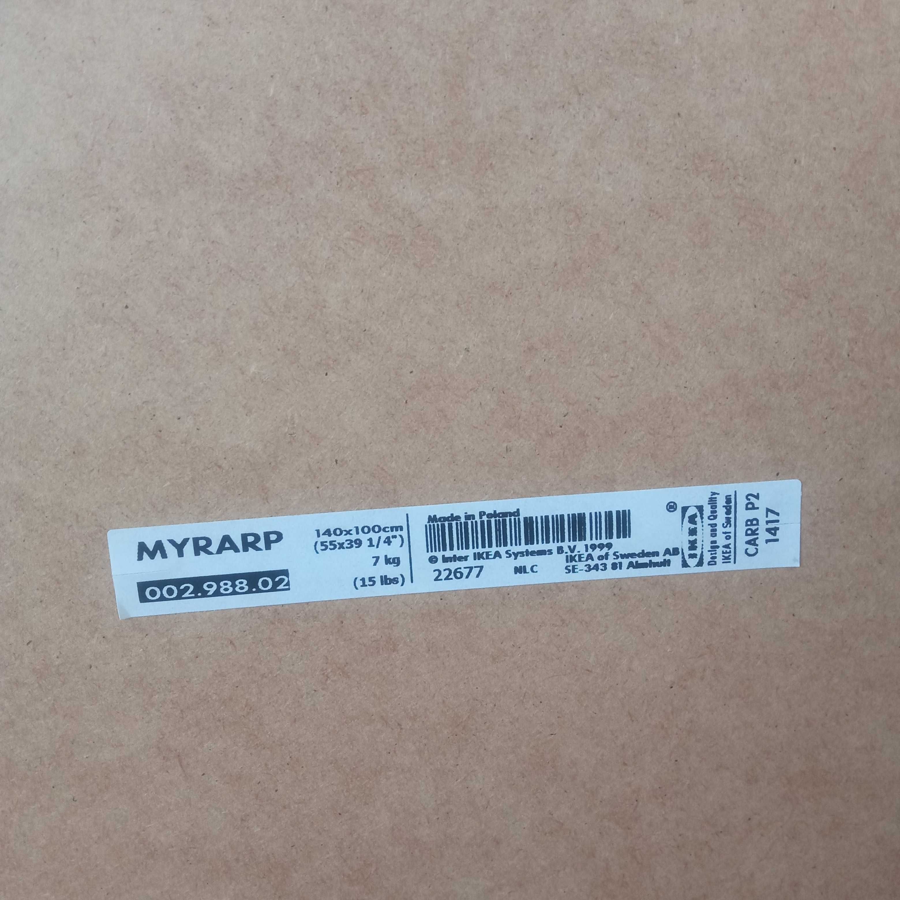 Mapa świata IKEA Myrarp 140x100 cm  (po angielsku)