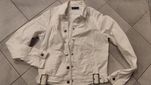 Trussardi jeans, biała kurtka, 38