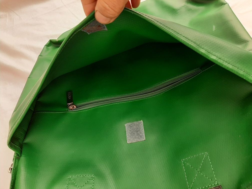 torba zielona na ramię,, w rękę,   BREE
