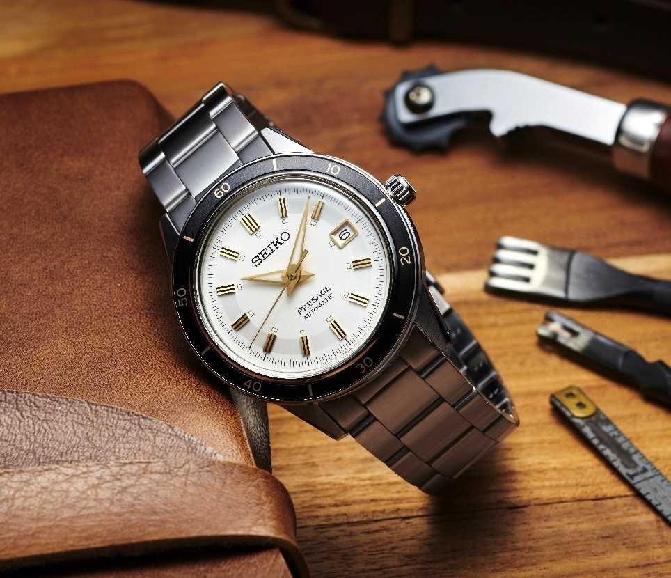 Zegarek Seiko Presage Automatic 23J Hardlex JAPAN 5 BAR Data Komplet !