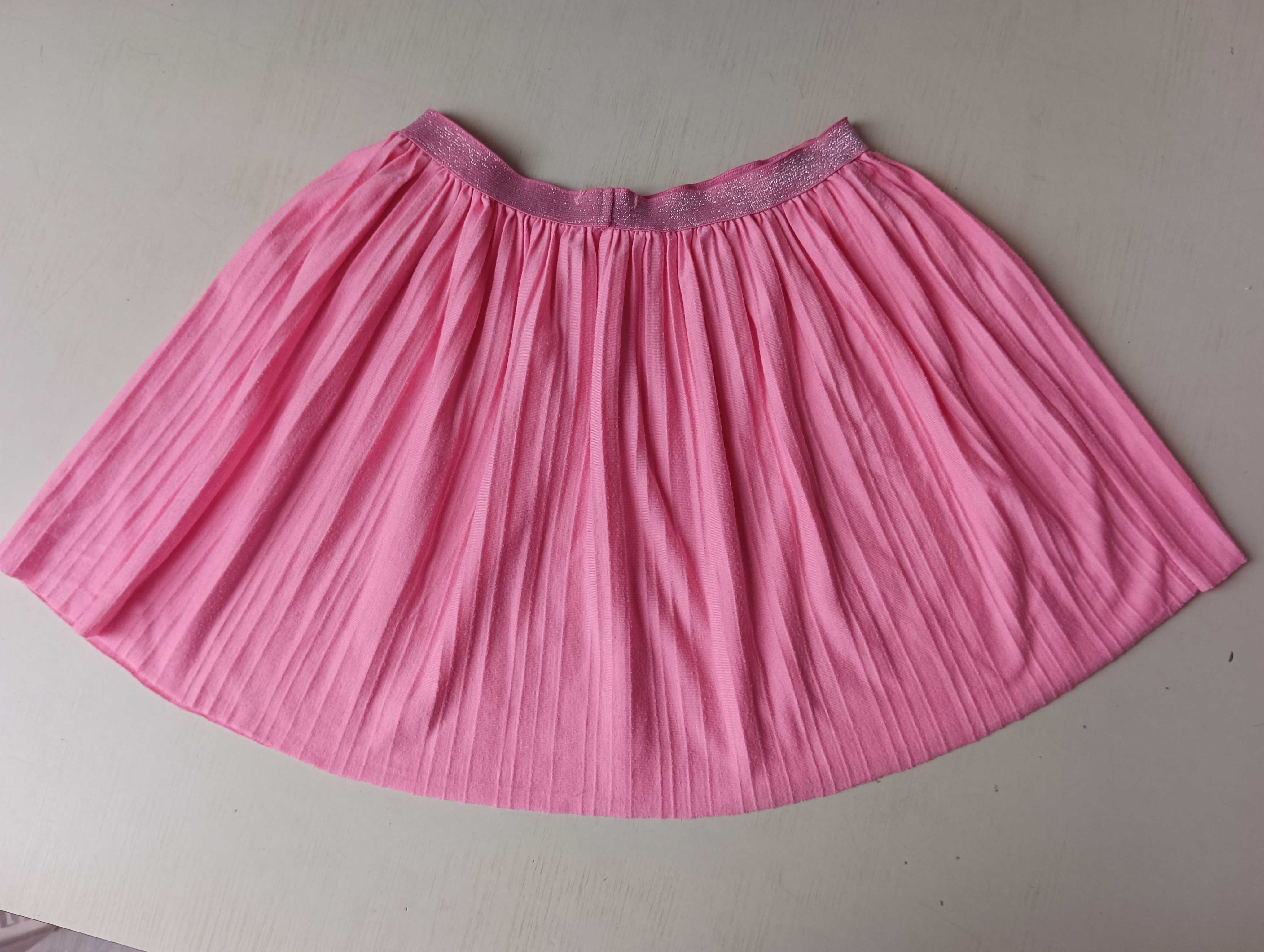 Różowa spódniczka dziewczęca 110-116