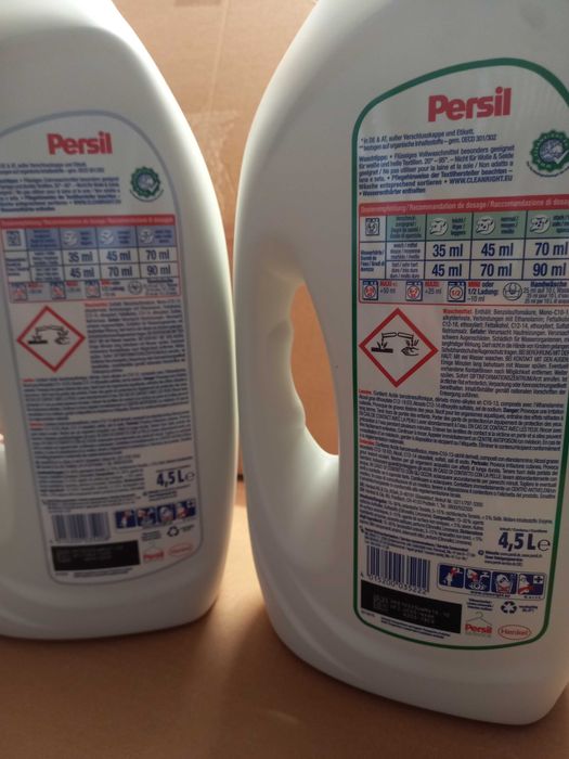 Proszek, płyn do prania Persil, Ariel, Lenor