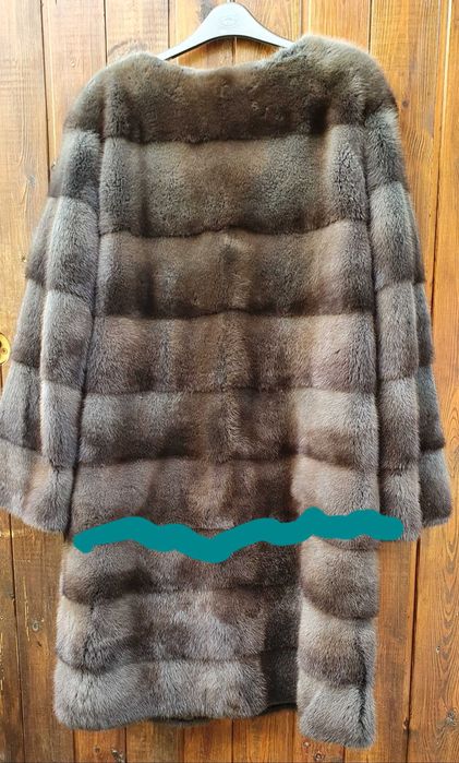 Шуба  норкова.  Норкове пальто э. Греція.