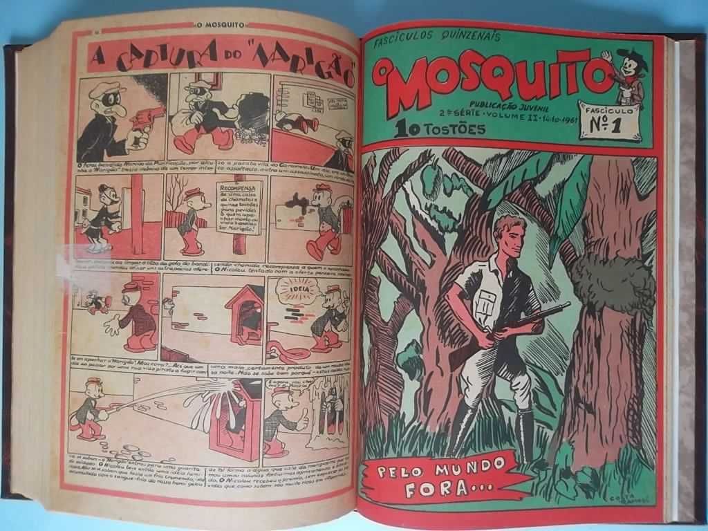 "O Mosquito", Volume com as 2ª, 3ª e 4ª séries completas. (1960/75)