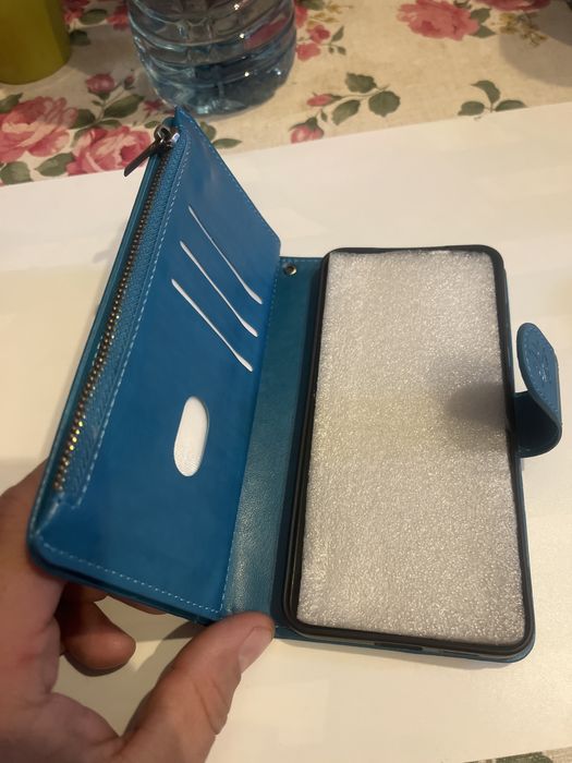 Etui portfel niebieski do samsung Plus i innych modeli