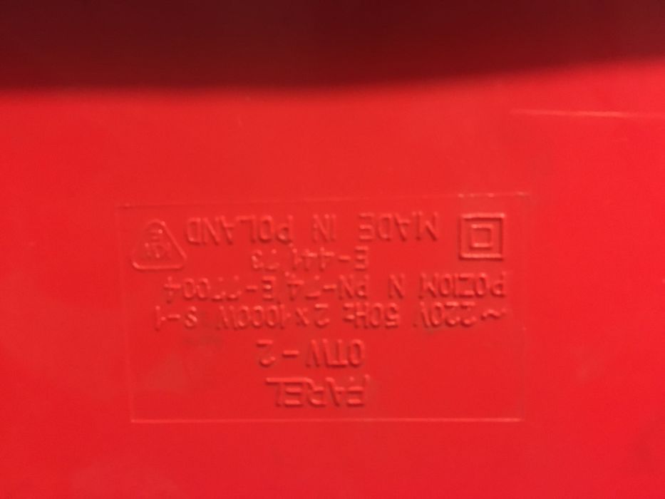 Farelka Farel PRL czerwona