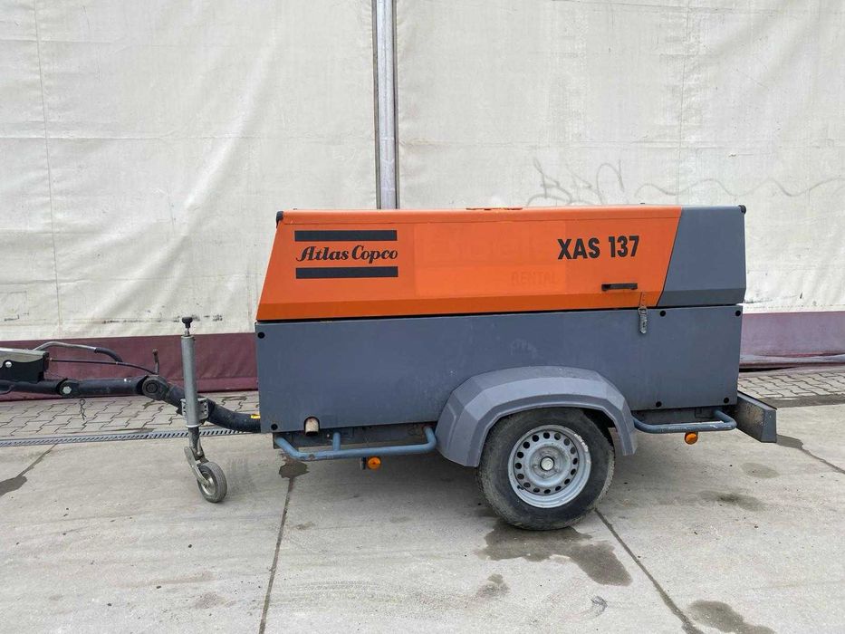 Sprężarka, kompresor powietrza Atlas Copco XAS 137, 8m3/min