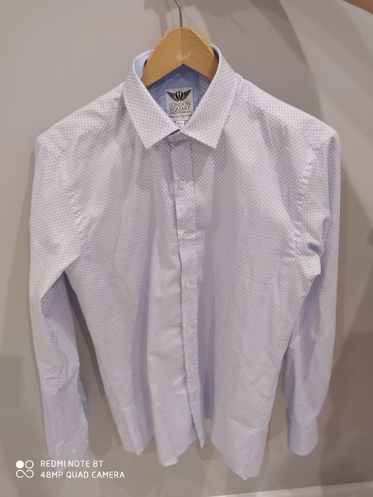 Koszula męska/młodzieżowa S kołnierzyk 37/38