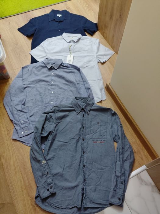 Koszule męskie 4 sztuki M