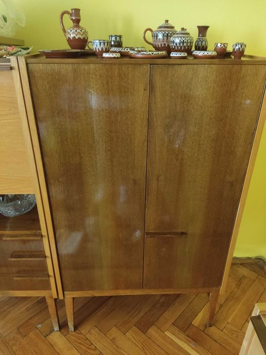 Designerska retro bieliźniarka komoda F. Mezulanik lata 60 PRL Retro