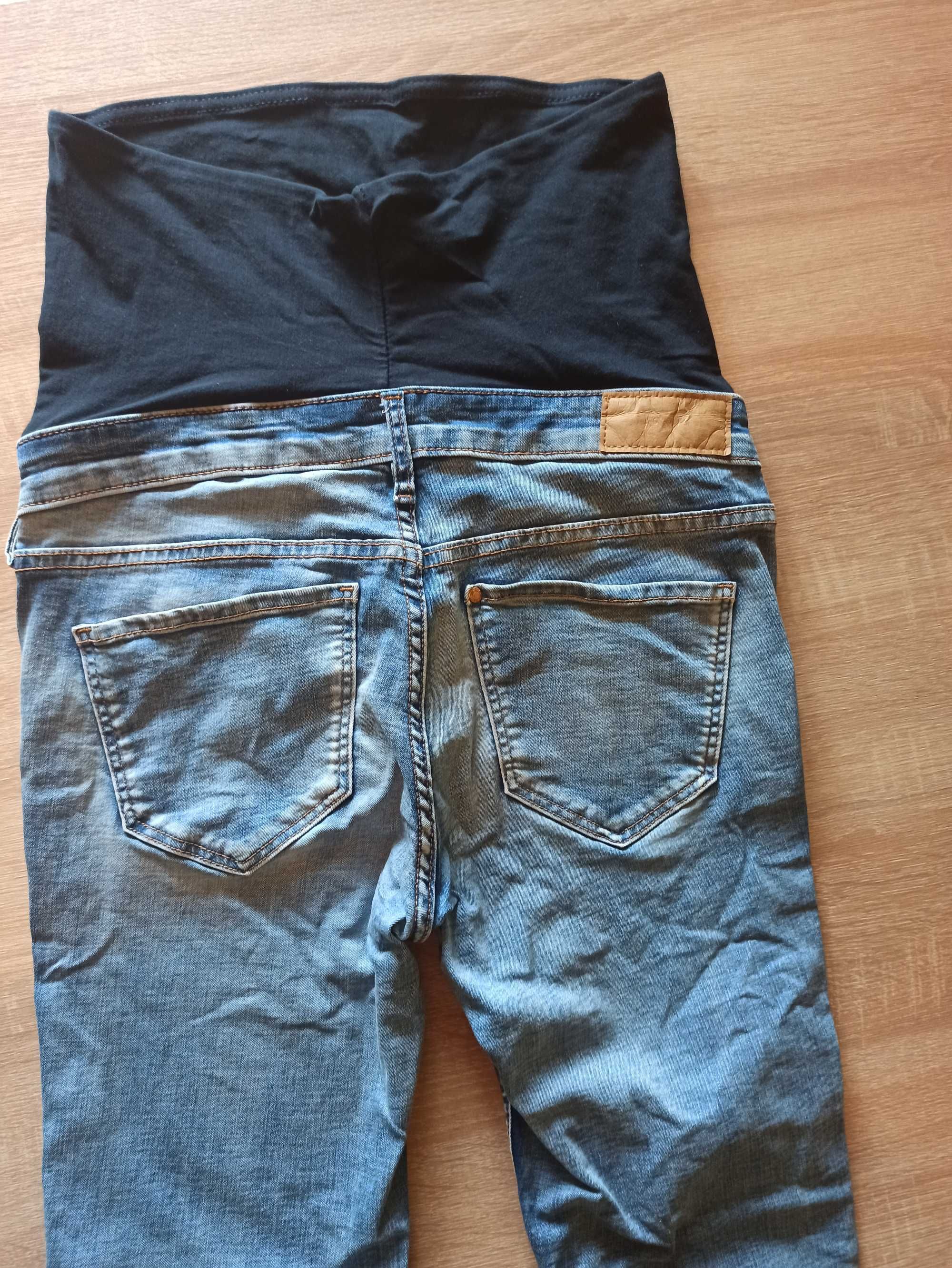 spodnie ciążowe jeansowe, rozmiar 36