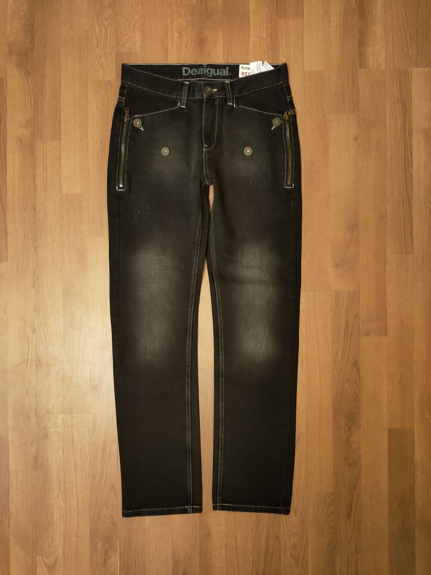 Spodnie męskie jeansy Desigual Regular r. 28