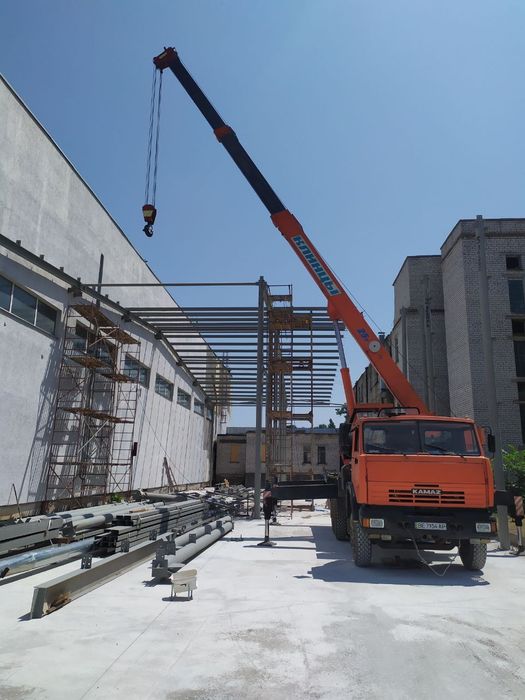 Аренда, услуги автокрана от 10 до 25 тон, манипулятора в Николаеве