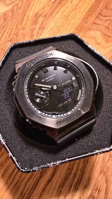 Zegarek męski Casio G-SHOCK GM-2100BB -1AER metal 2024r idealny stan