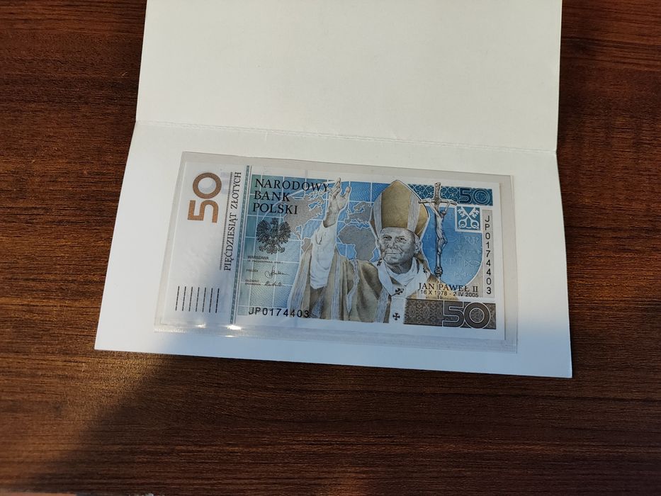 Banknot 50 zł Jan Paweł II 2006