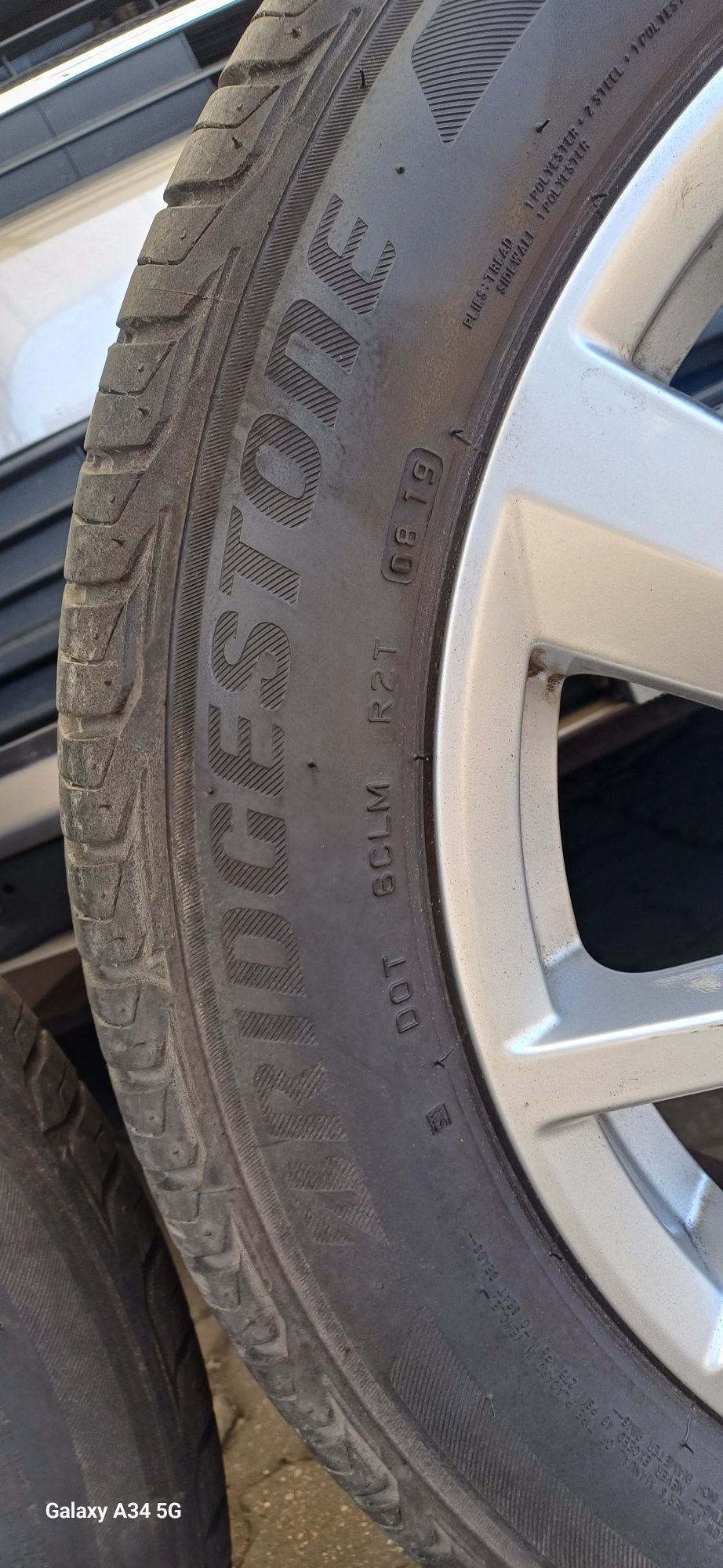 ALUFELGI koła opony AUDI Q2 215/55/17 LATO  81A601025C ET45 5x112 OE