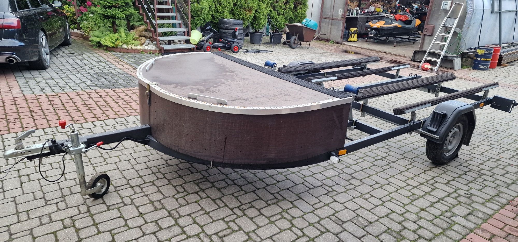 Wynajem przyczepy pod 2 skutery wodne DMC 750kg Seadoo Spark Yamaha