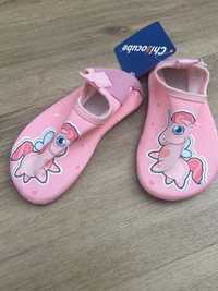 Buty do wody dziecięce różowe nowe z jednorożcem