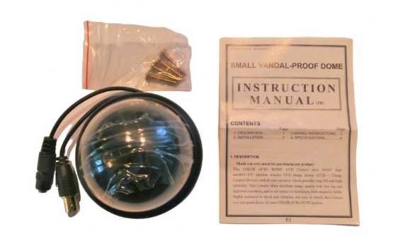 Kamera Small Vandal Proof Dome #1